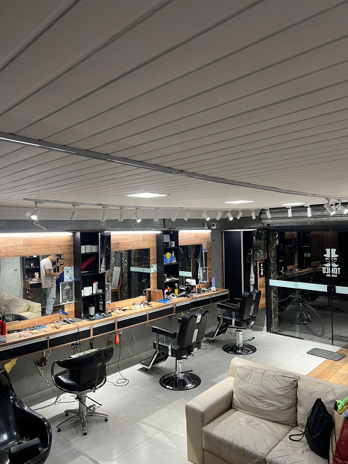 Ambiente da Tonico Barbearia